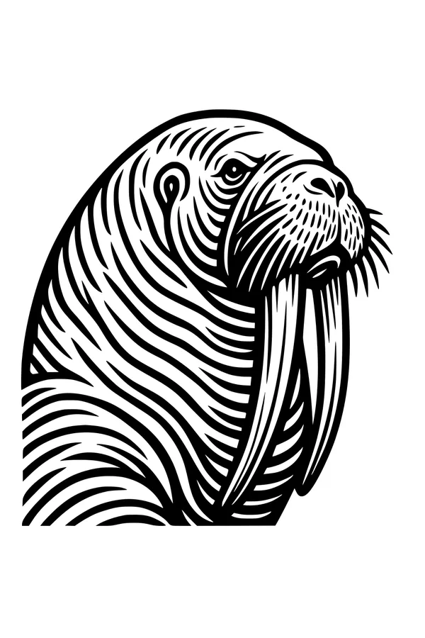 Whiskers and Wavy Walrus Wrinkles