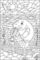 Sunny Swim with Gentle Manatee