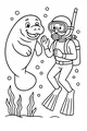 Hello from the Manatee and Diver