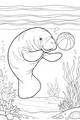 Manatee Makes a New Ocean Friend