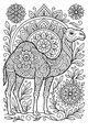 Mandala Camel Blooms in the Garden