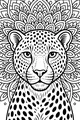 Cheetah King With a Crown of Patterns