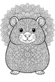 Hamster with a Flowerburst Coat