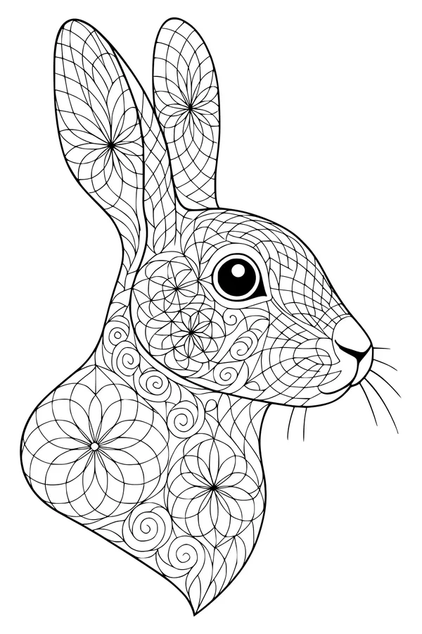 Whiskers and Whorls: The Patterned Hare