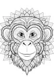 Milo the Monkey with Swirly Fur