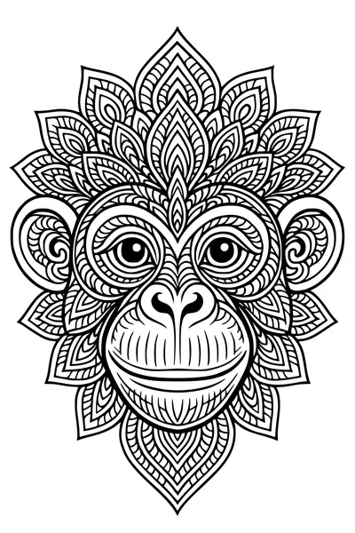 Monkey’s Jungle Crown of Patterns