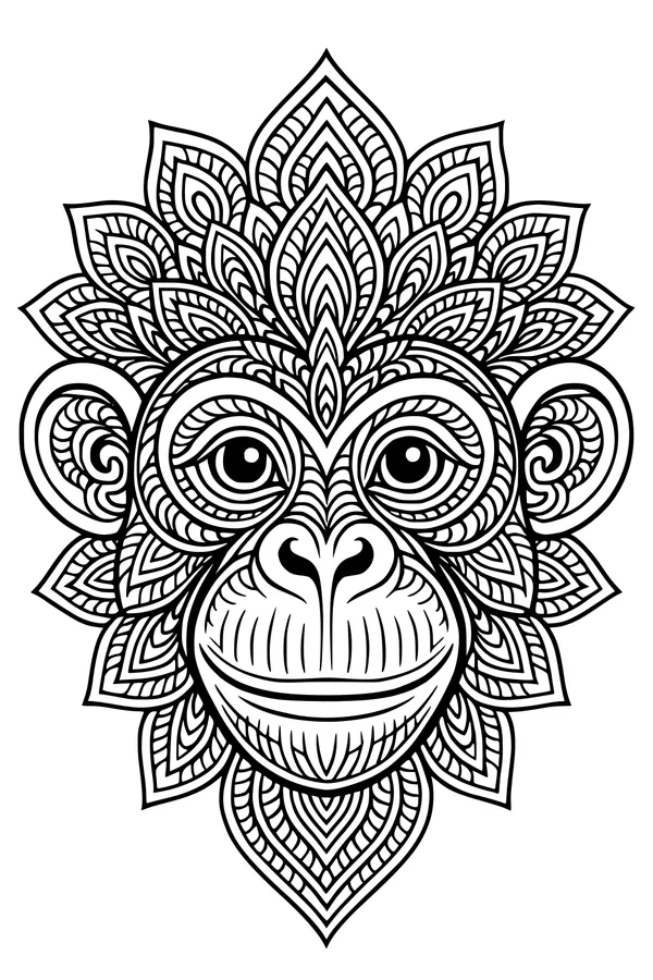 Monkey’s Jungle Crown of Patterns