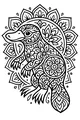 Mandala Platypus with Fancy Feathers