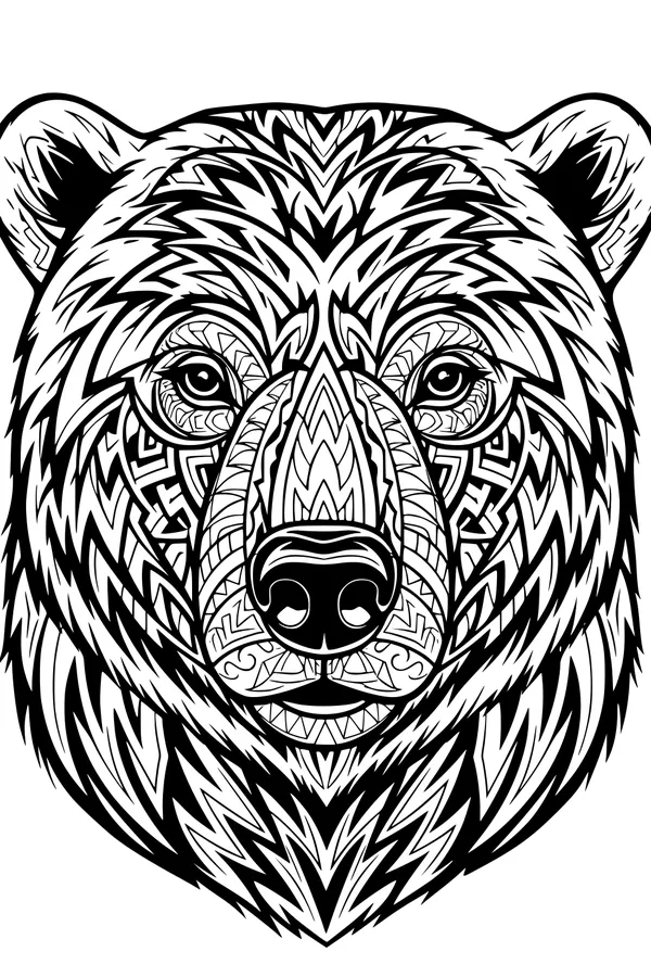 The Fancy Polar Bear’s Surprised Face
