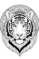 Tiger King with a Magical Mane