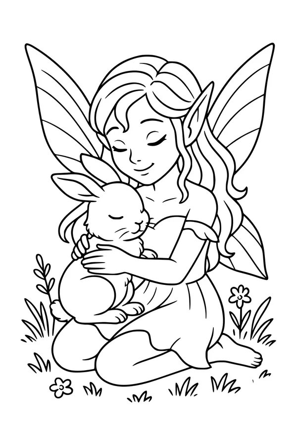 Meadow Fairy and the Sleepy Bunny