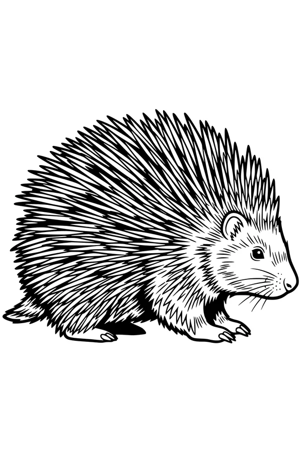 The Prickly Explorer in the Grass
