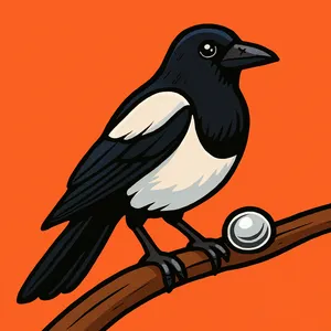 Magpies coloring page category