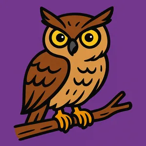 Owls coloring page category