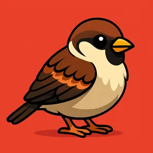 Sparrows coloring page category