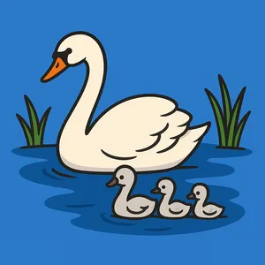 Swans coloring page category