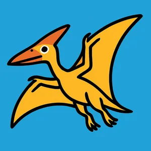 Pterodactyls & Pteranodons coloring page category