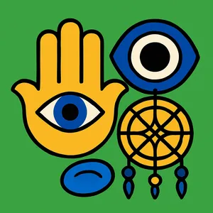Hamsa & Protective Symbols coloring page category