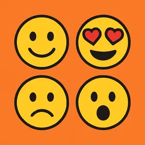 Emoji Faces & Emotions coloring page category