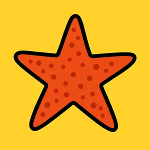 Starfishes coloring page category