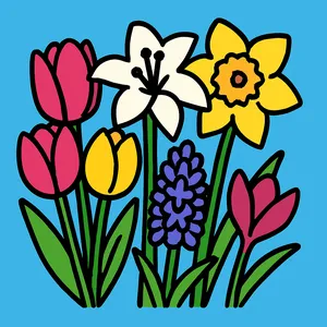 Bulb Flowers coloring page category