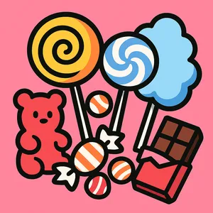 Candy & Sweets coloring page category