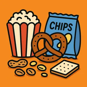 Snacks coloring page category