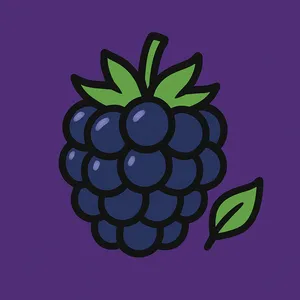 Blackberries coloring page category