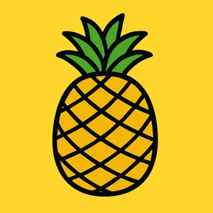 Pineapples coloring page category