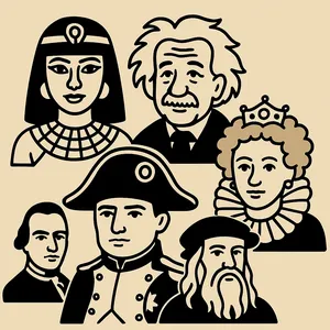 Famous Historical Figures coloring page category