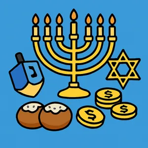 Hanukkah coloring page category