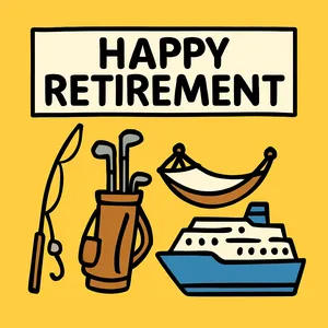 Retirement coloring page category