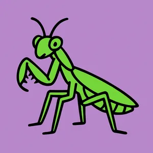 Praying Mantises coloring page category