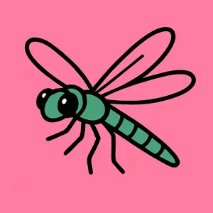 Dragonflies coloring page category