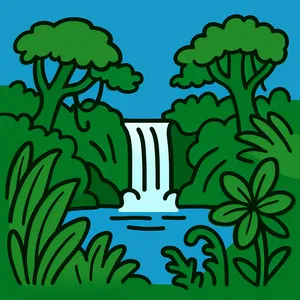 Jungle & Rainforest coloring page category