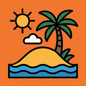 Islands & Archipelagos coloring page category