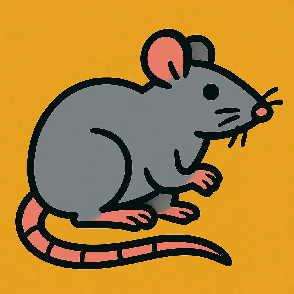 Free Printable Rats Coloring Pages