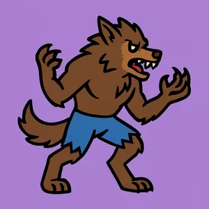 Werewolves coloring page category