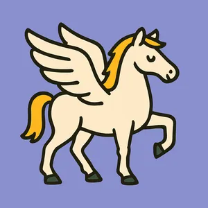 Pegasus & Unicorns coloring page category