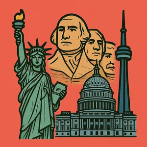 North American Landmarks coloring page category