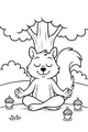 Serena Squirrel’s Calm Forest Moment