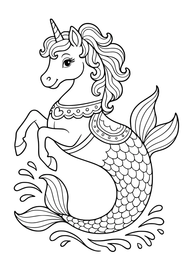 Sea Sparkle Mermaid Unicorn