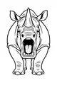 Roaring Rhino in the Sunshine
