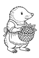 Molly Mole Brings Home the Berries