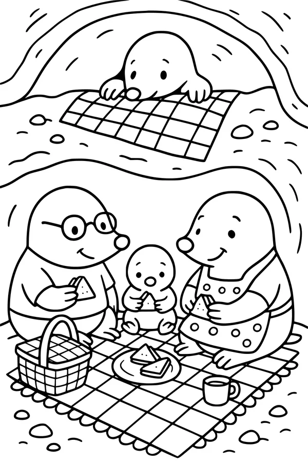 Sandwich Picnic in the Mole Tunnel