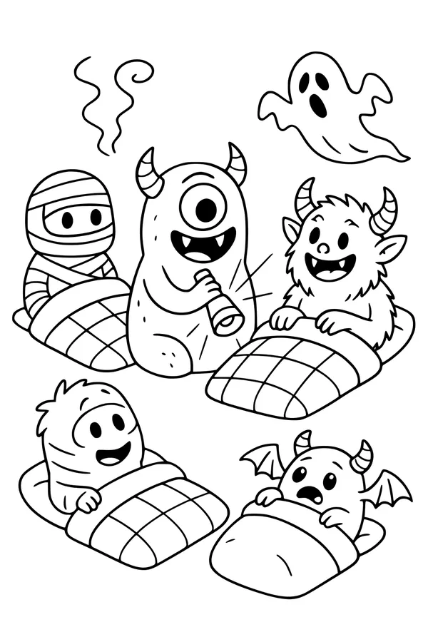 Monster Sleepover Ghost Story