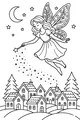 Moonlight Fairy Sprinkles the Village