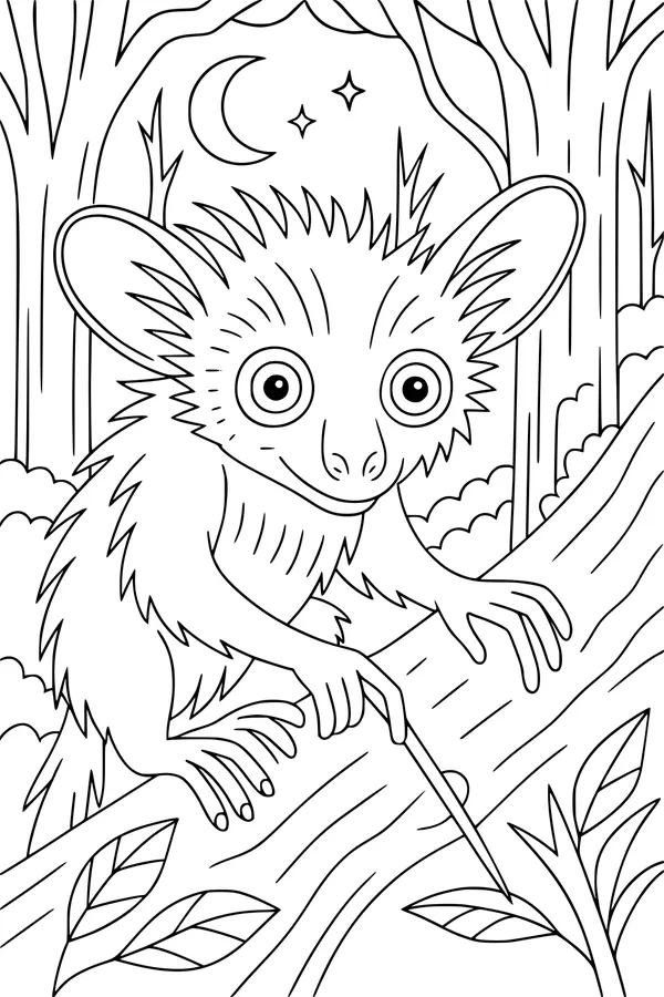Night Explorer in the Lemur Woods
