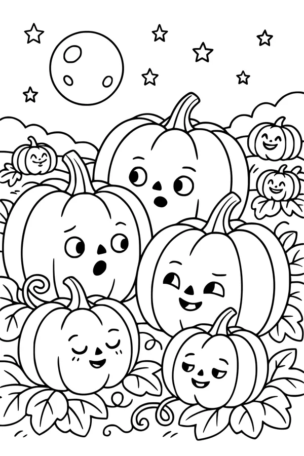 Midnight Giggles in the Pumpkin Patch