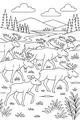 March of the Moose by the River